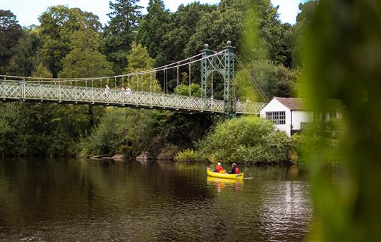 Enjoy time on the river Severn