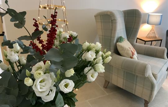 The Apple Room at Christmas