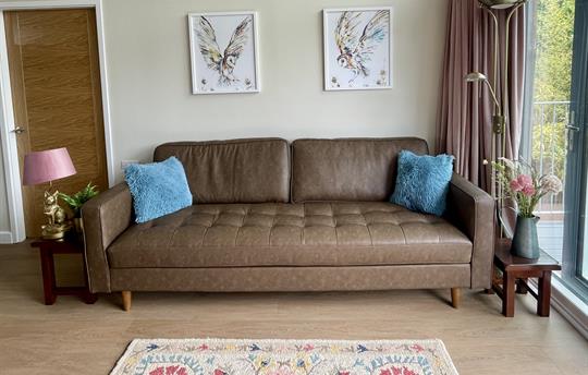 Stylish decor and comfortable sofas