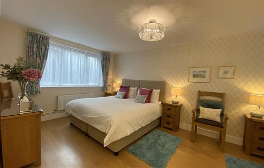 Fully accessible Bedroom 1 at The Cottage Beyond