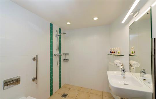 Accessible en-suite in The Cottage Beyond 