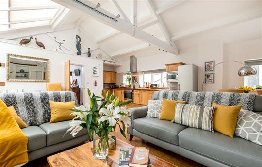 Open plan living area