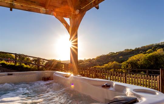 Tree Barn Hot Tub