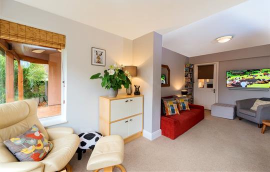 Separate snug with toys and games