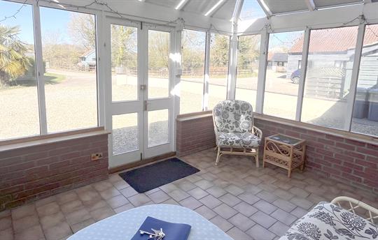 Farmhouse conservatory view