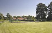 Grounds with tennis courts
