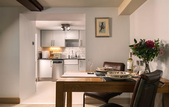 Wheel Room Dining area and kitchen