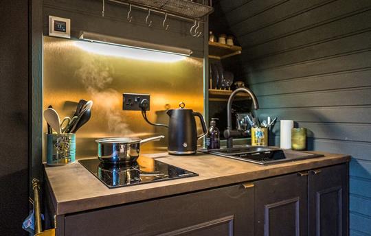 The Lost Cabin Kitchenette