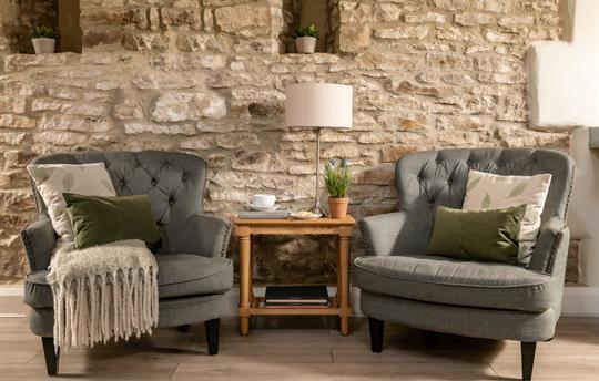 Seating area in the kitchen