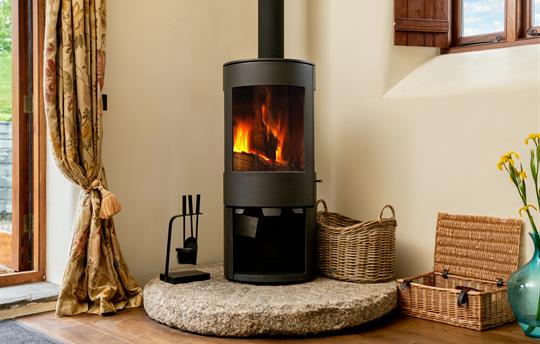 Tractor Barn log burner