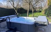 Private hot tub with stunning garden view