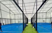 2 covered padel courts. Booking on Playtomic