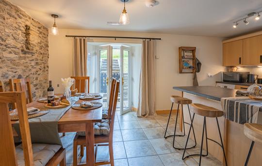 Cathouse dining kitchen area