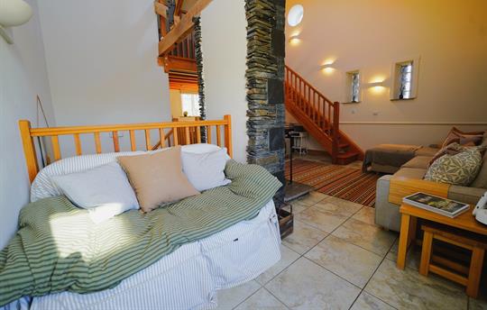 The Byre birdwatching sofa