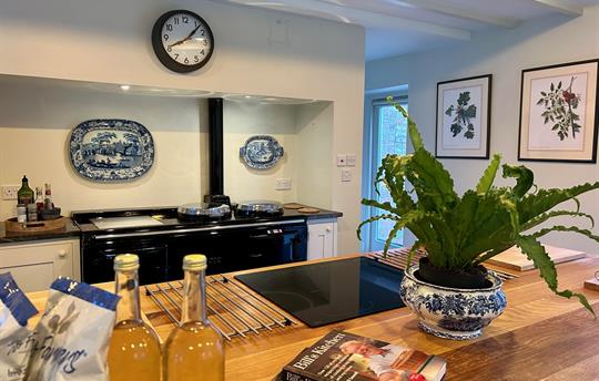 Great working kitchen at Monnington House