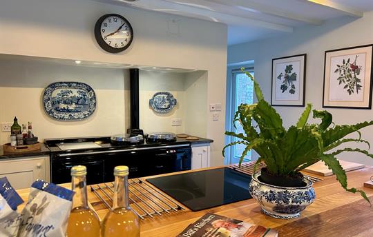 Great working kitchen at Monnington House