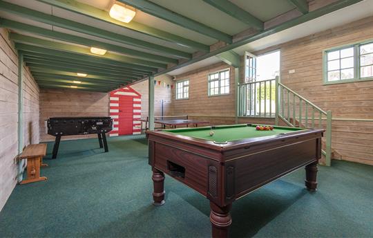 Games room at Broomhill Manor