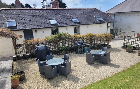 Dunlin and Grebe Private Outside Space