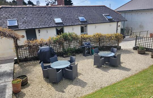 Dunlin and Grebe Private Outside Space