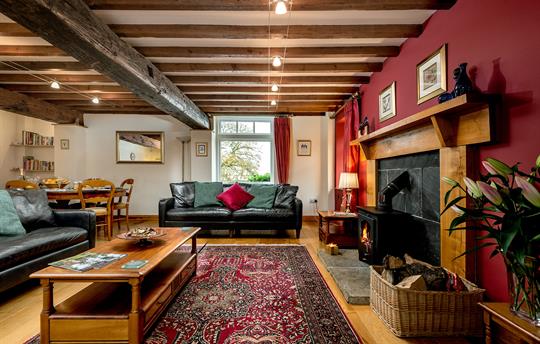 Large living room in the Granary