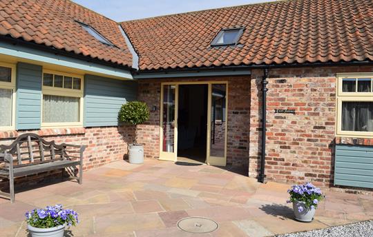 Cart House main entrance - all on one floor