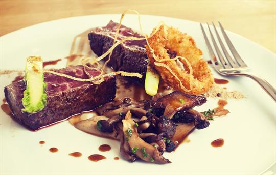 Award-winning fine dining nearby