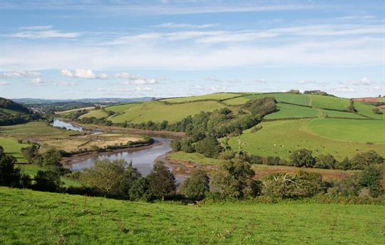 River Dart from Sharpham