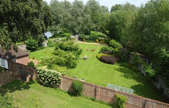 The Lodge walled garden