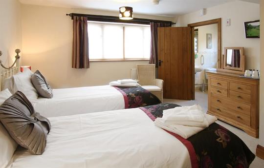 Plum Tree suite on the ground floor with wet room