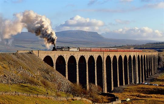 Steaming over Ribblehead Viaduct