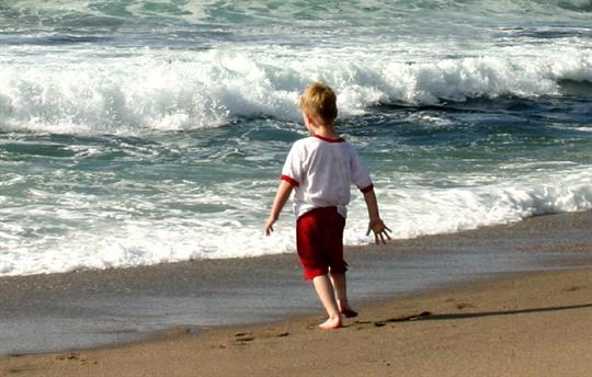 Safe sandy beach and lots of family activities