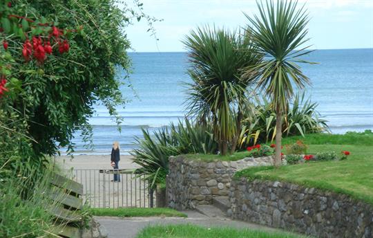 Private gated beach access