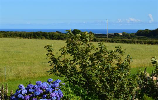 Glorious views to the sea