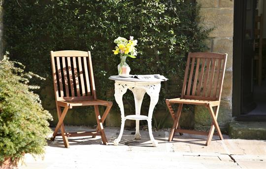 Tea for two at Wood Cottage!