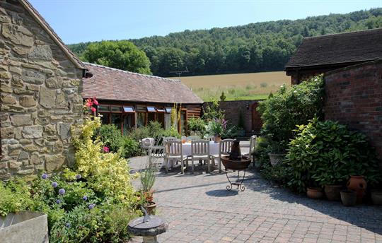 Secluded courtyard for peaceful relaxation