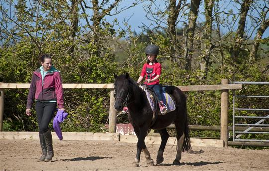Onsite horse riding at Broomhill