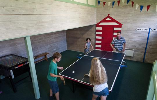 Kids love playing in the games room