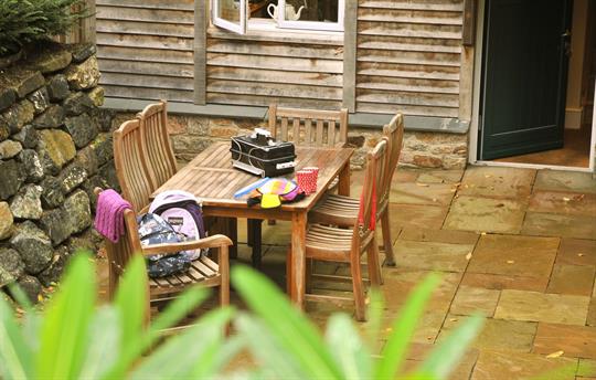 Tregenna outside dining