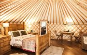 Stunning Yurt interior
