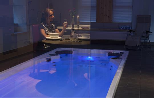 Evening by the Retreat Swimspa