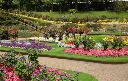 The Dingle, Shrewsbury - Seasonal displays