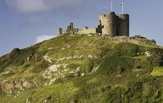 Criccieth Castle and Beach