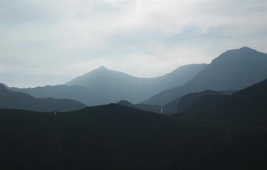 Dawn in the mountains of Snowdonia