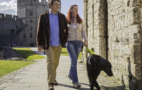 Inside Caernarfon Castle
