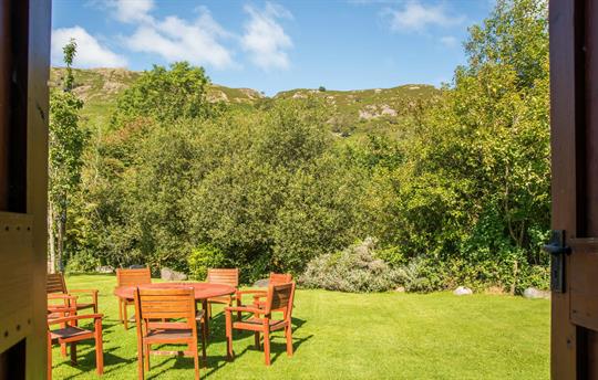 Scafell Cottage view out to garden