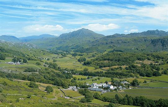 Our cottages in Boot in foreground