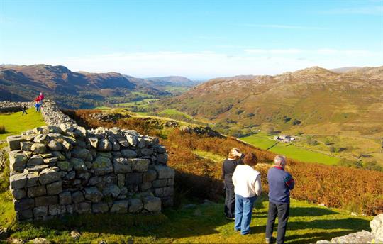 Hardknott Roman Fort in Eskdale