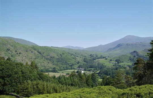 Boot Village under mighty Scafell