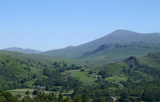 Boot Village under mighty Scafell