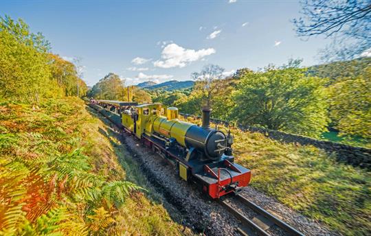Eskdale narrow gauge steam railway